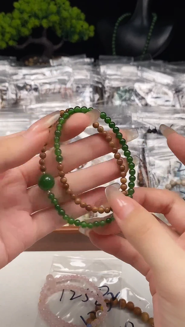 白玉菩提手串0299