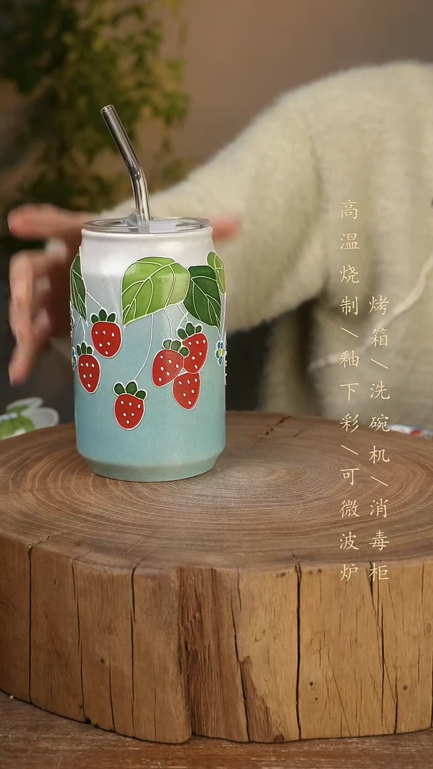 碗瓷景德镇手工手绘高温瓷釉下彩