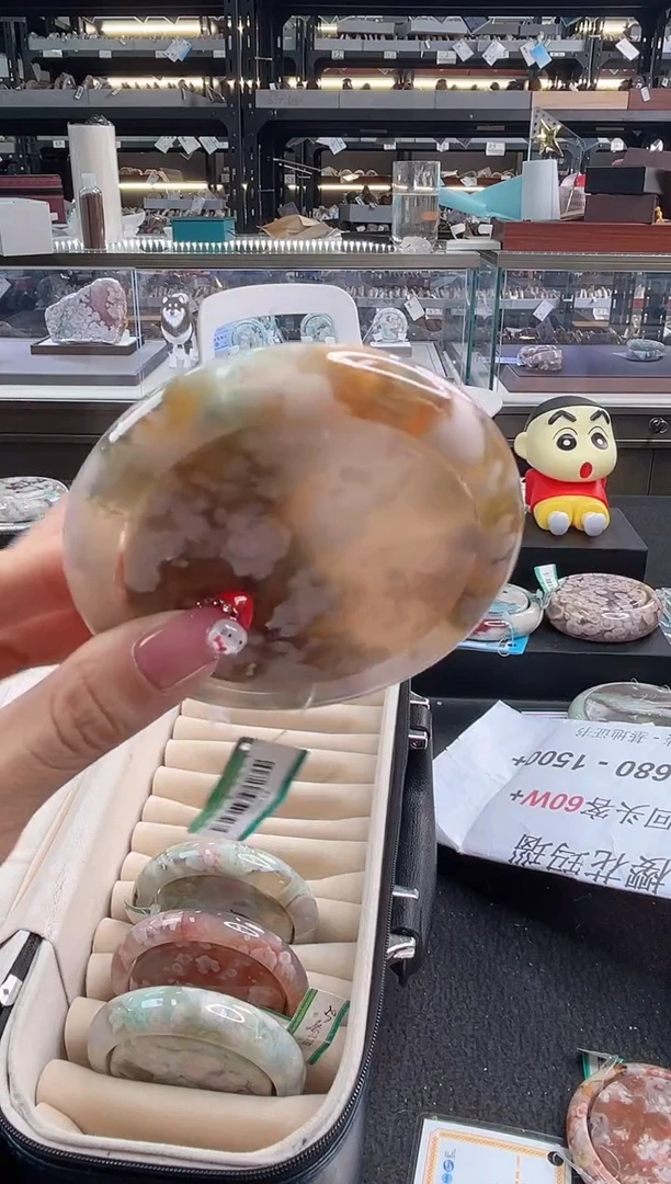 未镶嵌手镯石英质玉65圈口（赠品镯心）9s9122