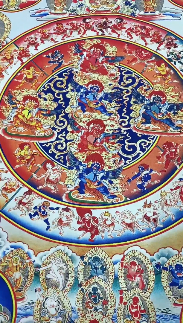 卷轴画精品挂饰 唐卡tk16144