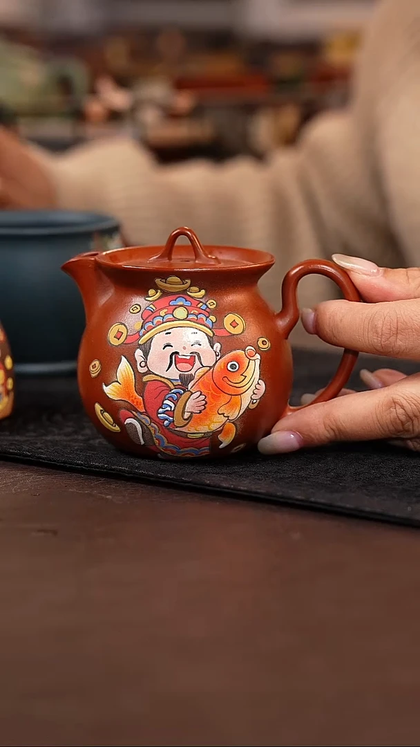 茶杯紫砂财财罐罐壶