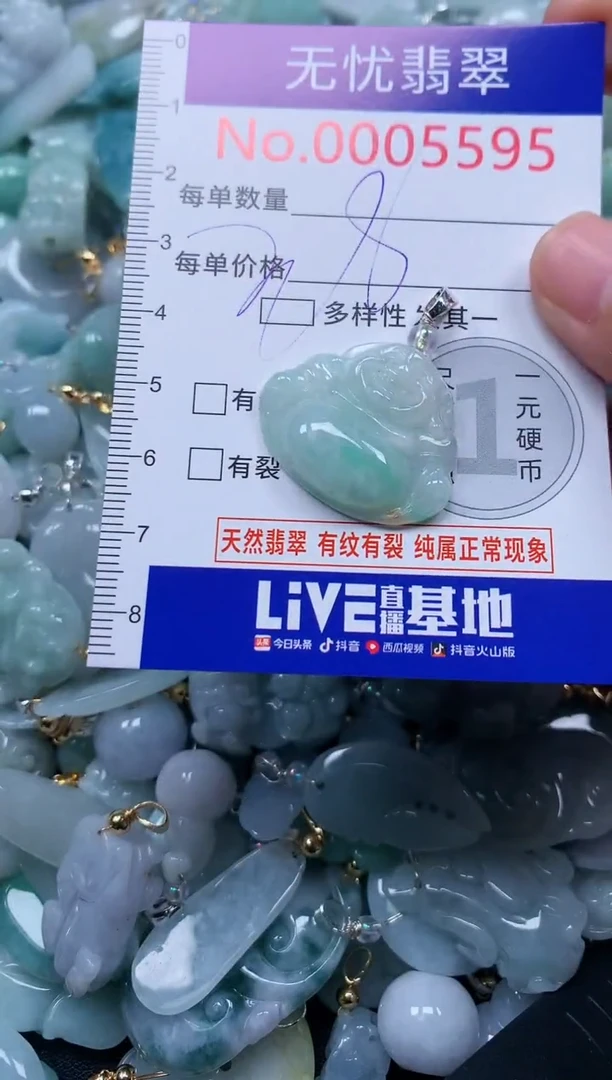 颈饰未镶嵌翡翠5595