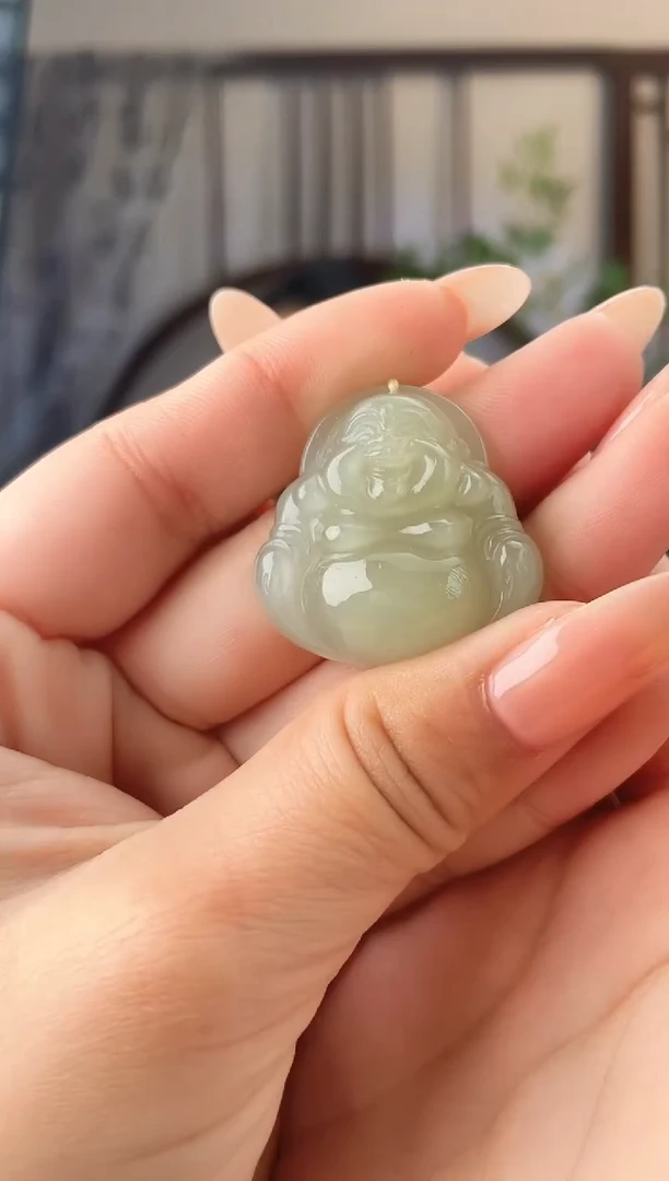 颈饰未镶嵌和田玉30佛公 多样性发其一