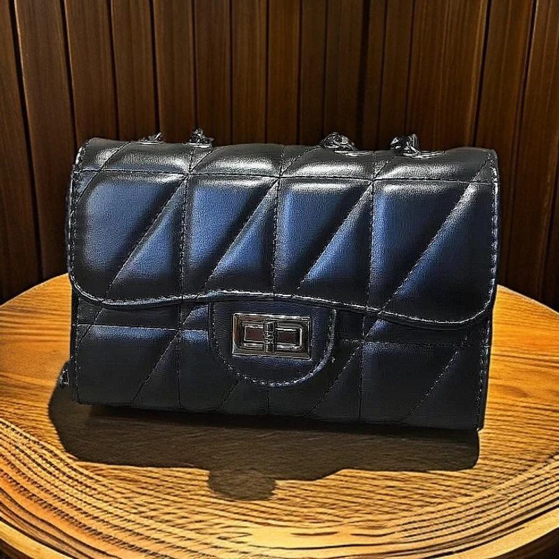 今年流行高级感小包包女包2024新款时尚菱格链条小方包801