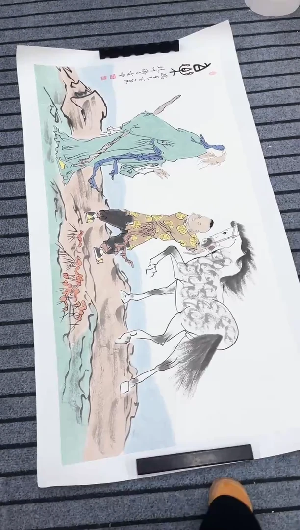 精品国画人物作品