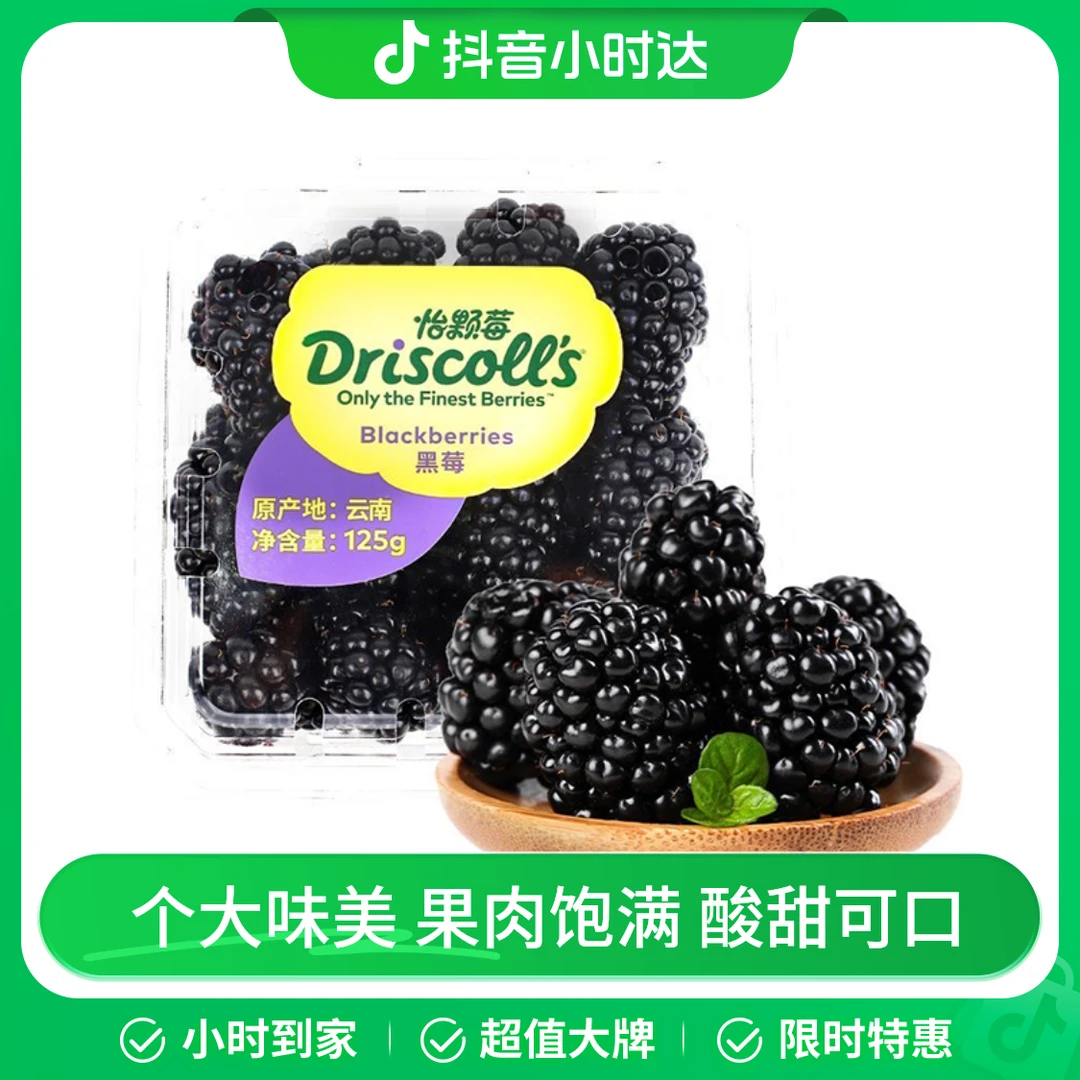 怡颗莓黑树莓 约125g
