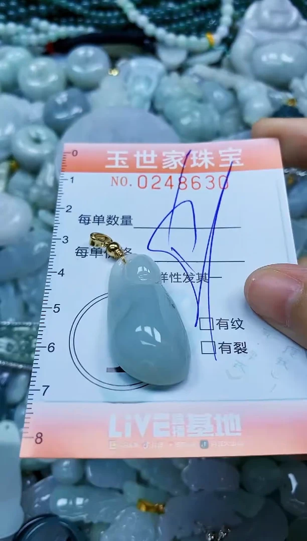 翡翠未镶嵌颈饰闪购0248630