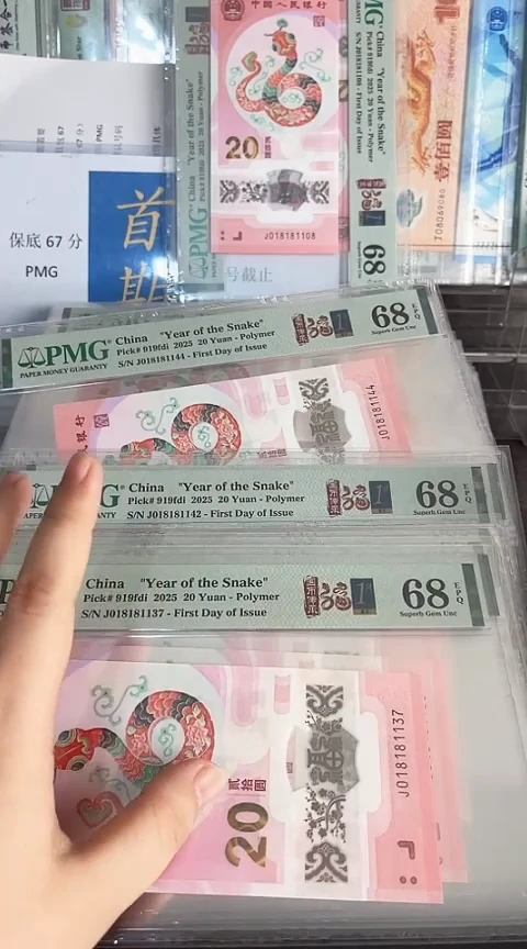 【闪购商品】塑料蛇钞单张018181138PMG68分
