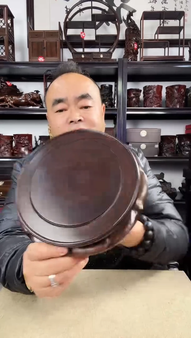 木老李红木工艺品50瑕疵