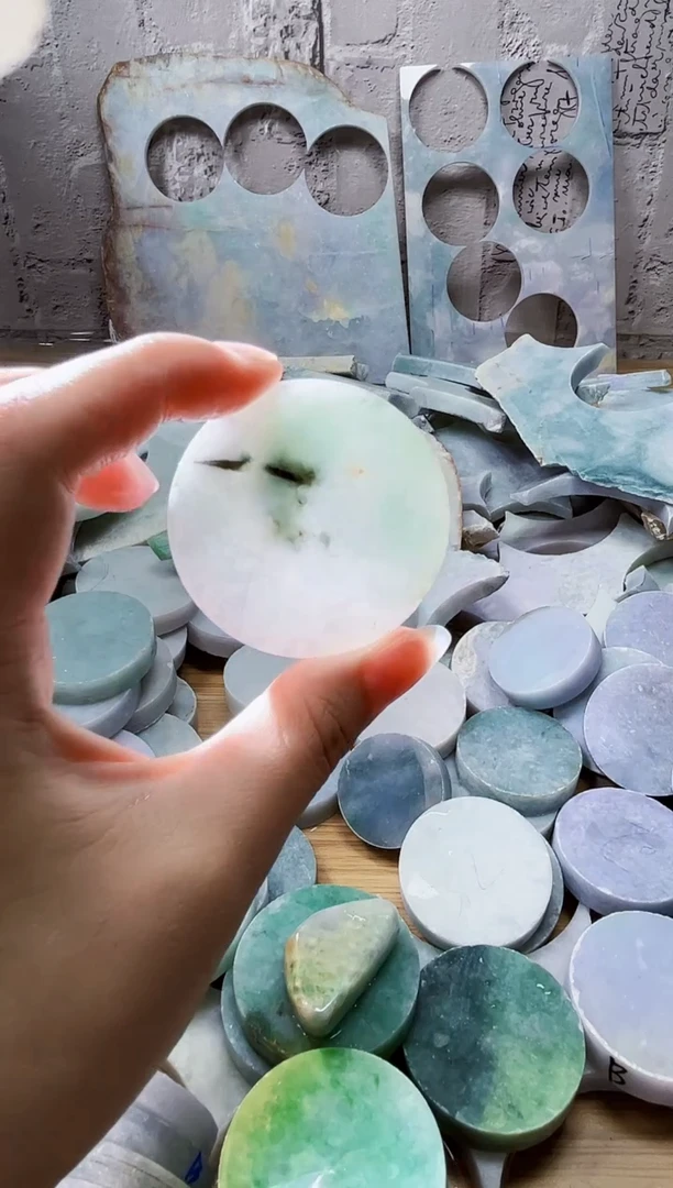 裸石翡翠天然翡翠A货428