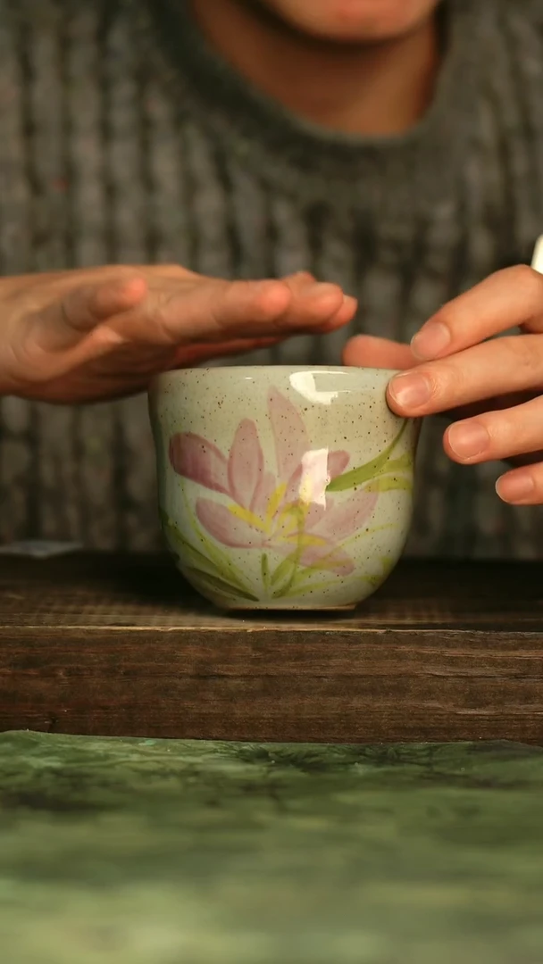 瓷器青诗集手工手绘瓷器
