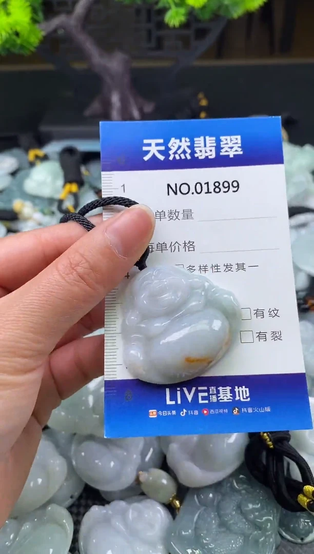 颈饰未镶嵌翡翠天然缅甸翡翠1899