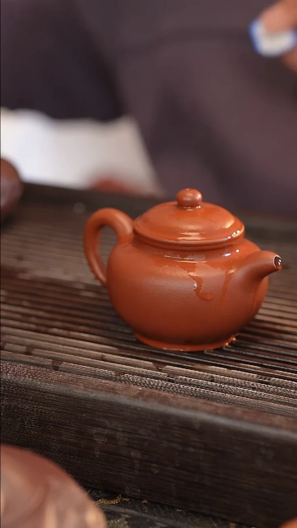 茶壶紫砂全手 掇只 宽口