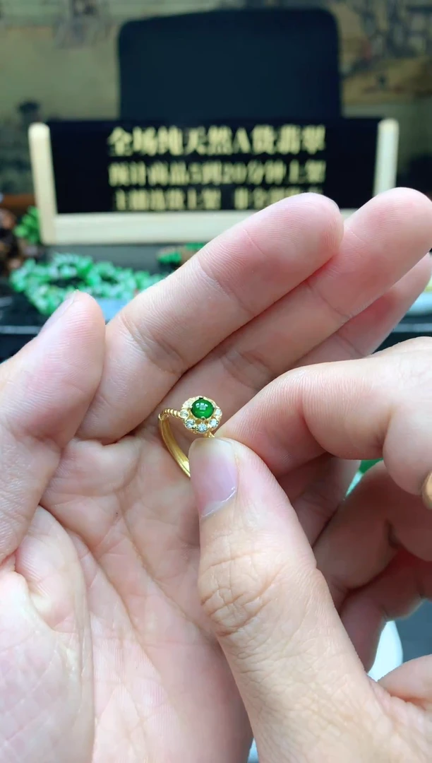 颈饰未镶嵌翡翠天然缅甸翡翠A货 65