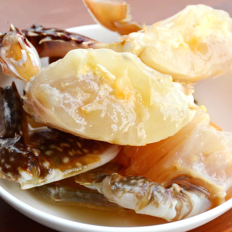 【李老师推荐】温州醉蟹块蟹股即食生腌海鲜下酒菜腌制咸螃蟹呛蟹
