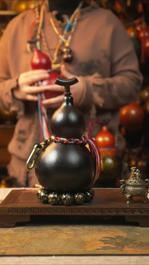 203大漆一物一拍记葫堂出品【不带手串】