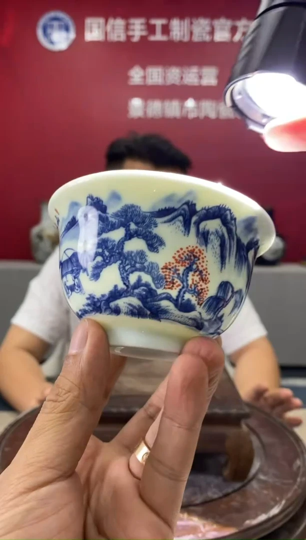 摆件a687景德镇瓷器一件