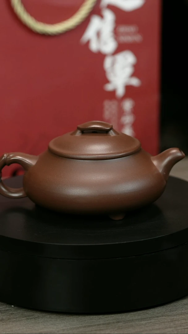 茶壶紫砂周*振H2105赵信军光素扁韵上新桥