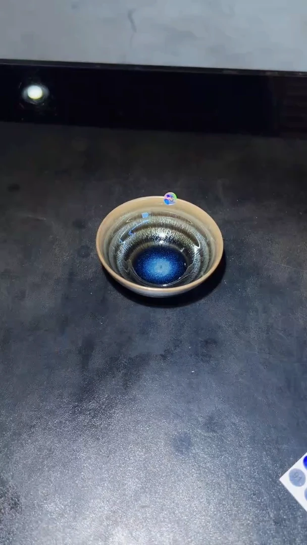茶盏定**针55柴烧原矿建盏主人杯