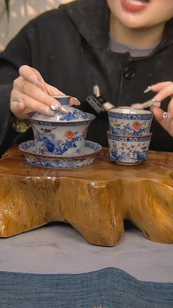 【闪购商品】3件套陶瓷茶具简装家用系列