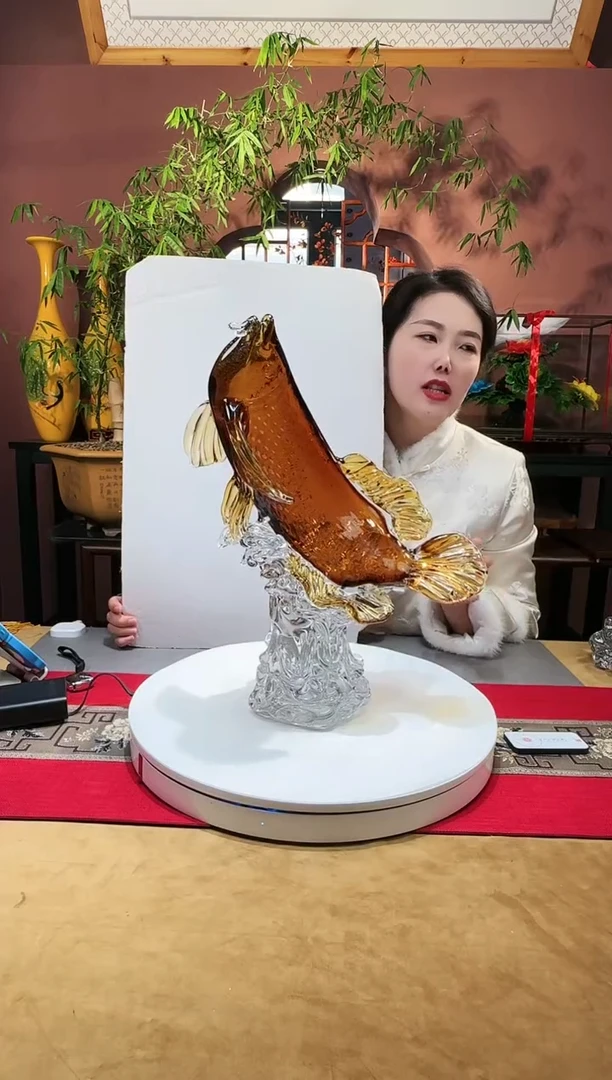 【闪购商品】琉璃手工艺品金龙鱼41/36