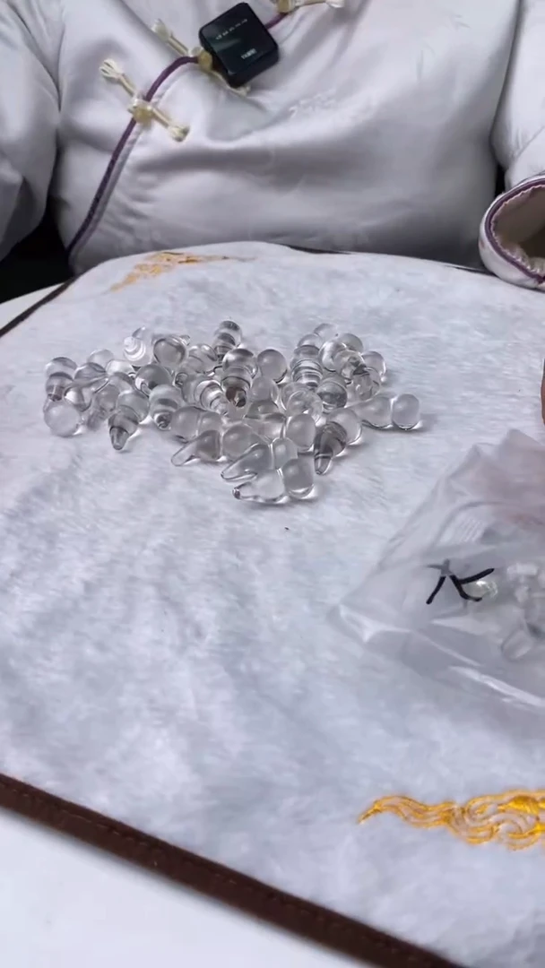 葫芦未镶嵌水晶白水晶葫芦D718多样性发其一（不编绳）