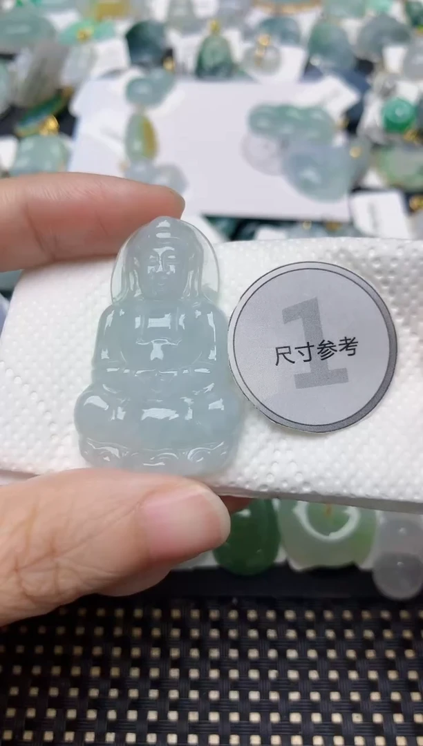 颈饰未镶嵌翡翠天然缅甸A货翡翠