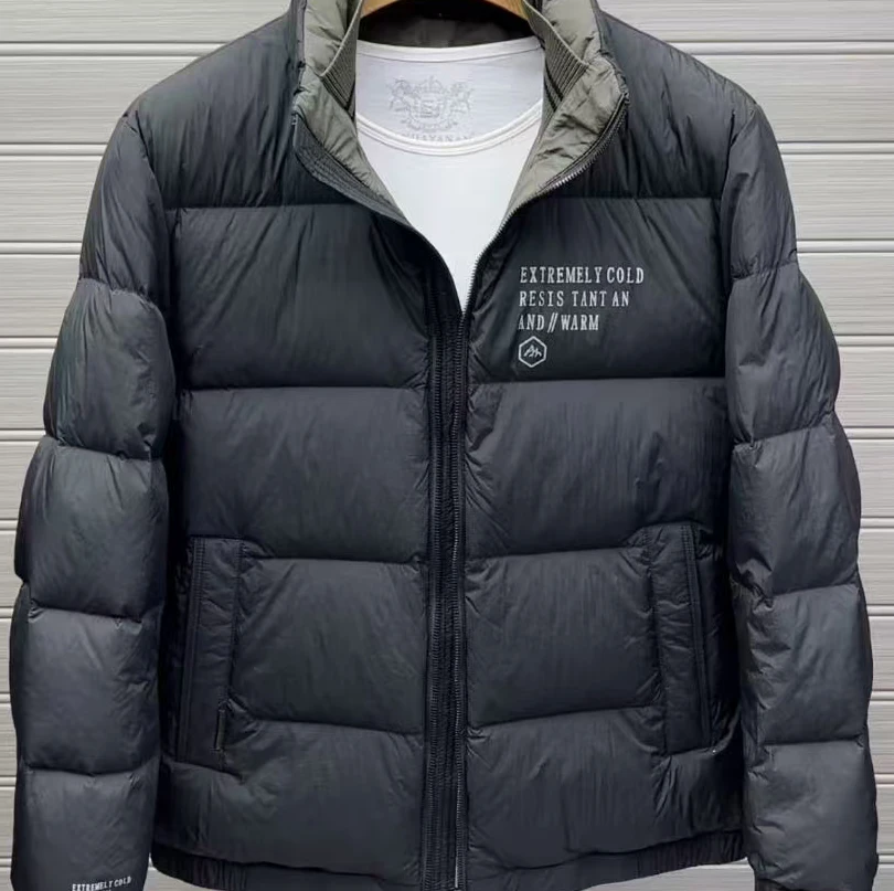 新款高端男士立领休闲防寒保暖外套