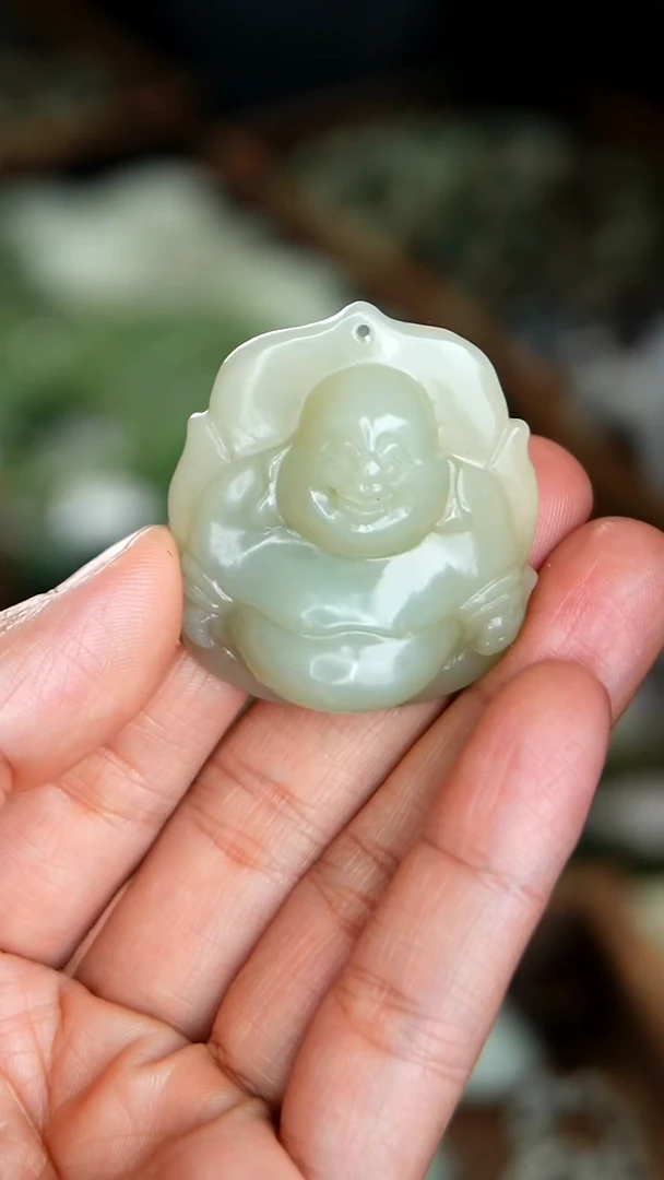 颈饰未镶嵌和田玉珍*666