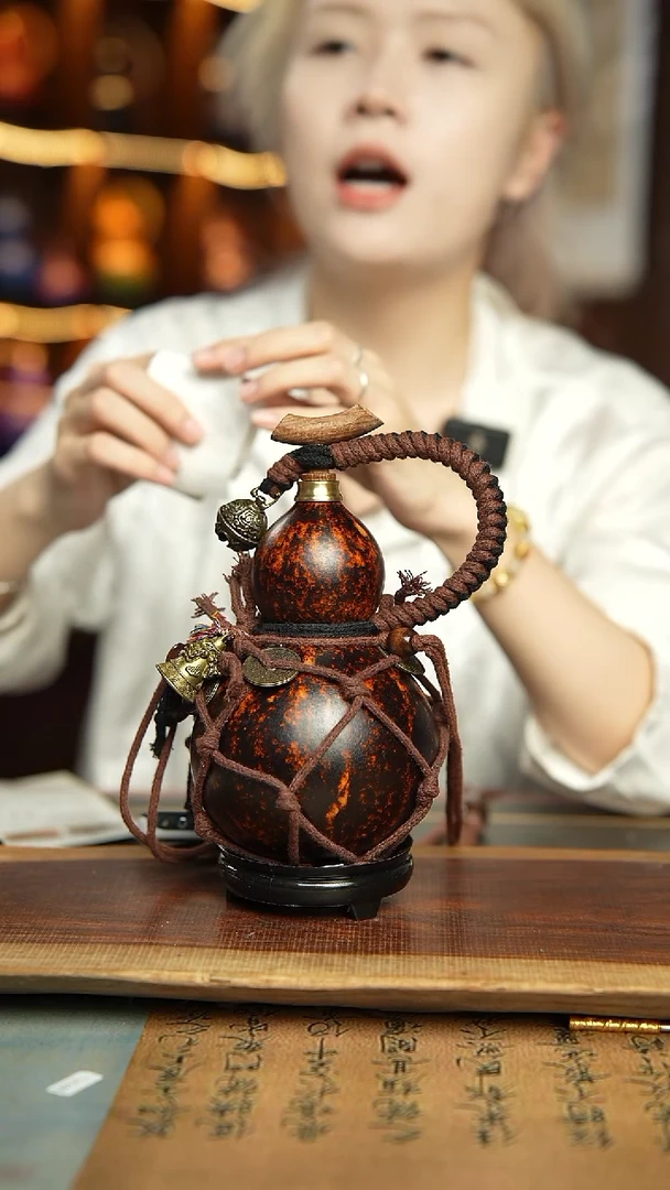 11号400ml左右非遗大漆酒葫芦