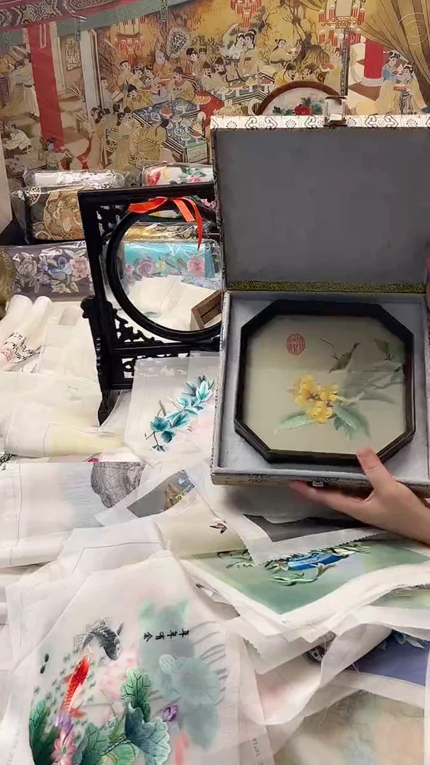 织绣纯手工刺绣高货