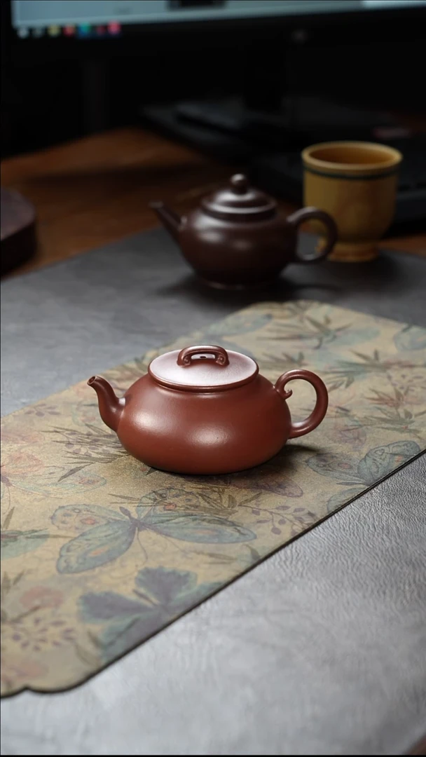 茶壶紫砂大胜壶紫泥170cc