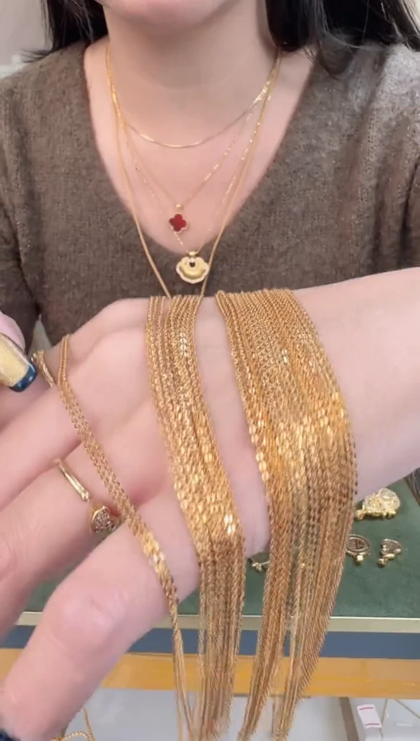 福利45cm固定闪o链1.08g（多样性发货）