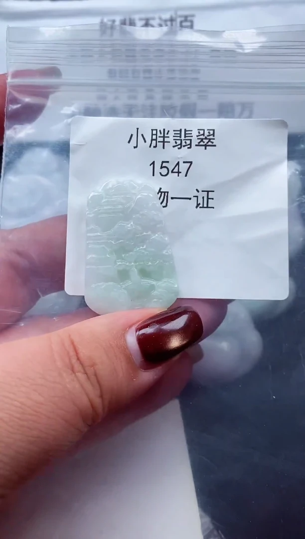 颈饰未镶嵌翡翠缅甸天然A货翡翠1547