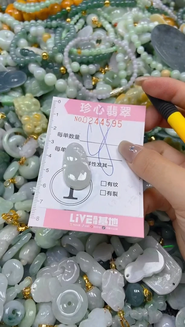 翡翠未镶嵌颈饰闪购0244595