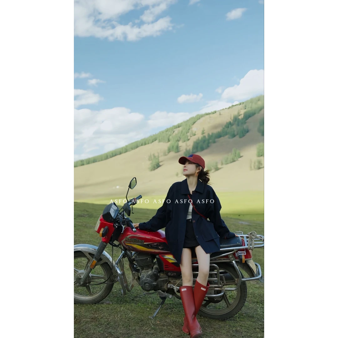 【AS凯莉】25新双面穿复古格纹休闲外套AS25QFY00258