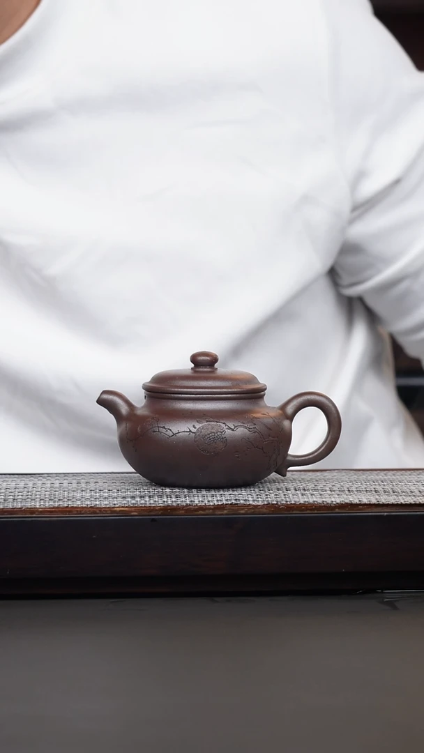 茶壶紫砂韩惠琴·朱泥柴烧仿古