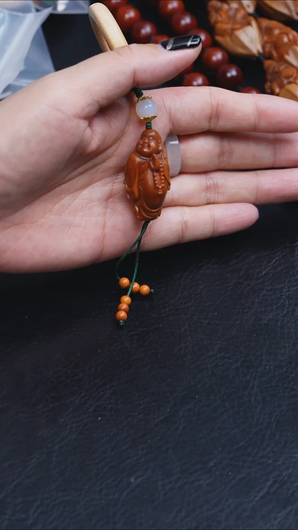 吊坠橄榄核1.9小弥勒单籽