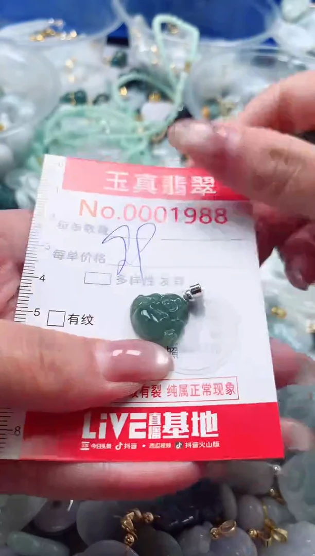 吊坠(不含链)未镶嵌翡翠1988