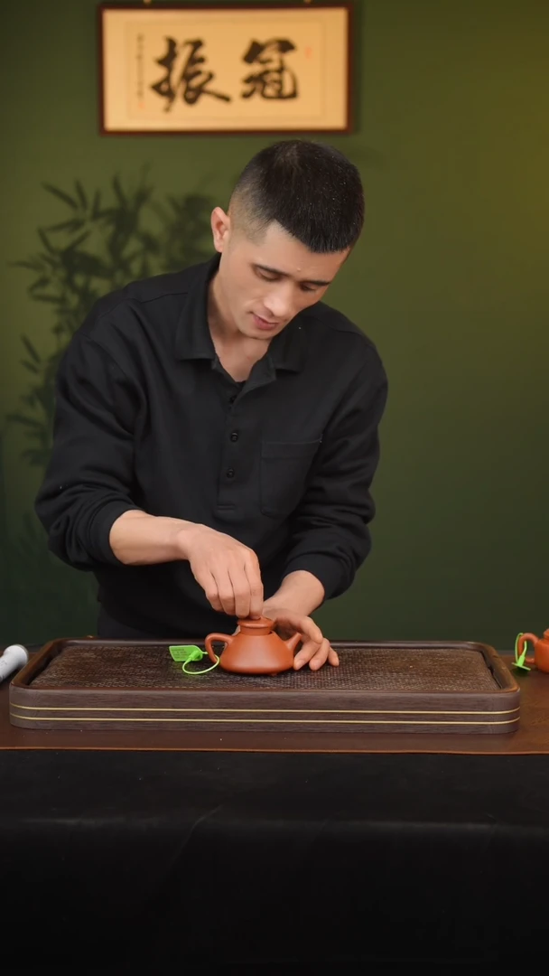 【闪购商品】宜兴原矿无添加紫砂壶99纯红降坡子冶-