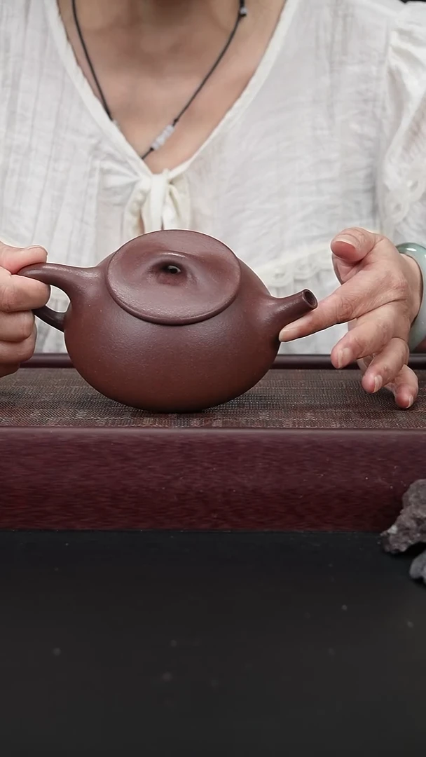 茶壶紫砂zqq战旗底槽青景舟满瓢350CC