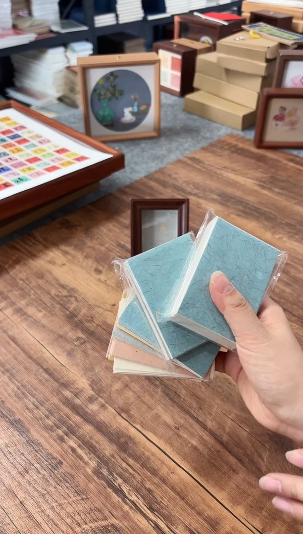 5.8*8.5软卡150张彩麻（10色混搭)