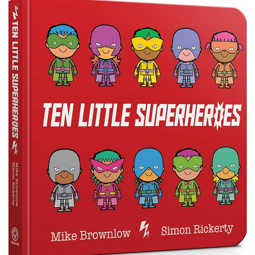 【小彼恩】Ten Little Superheroes  海淘书