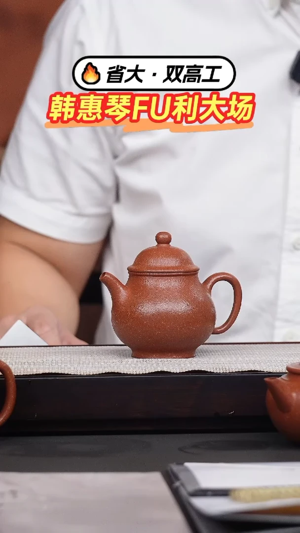茶壶紫砂韩惠琴·绝红降坡高潘