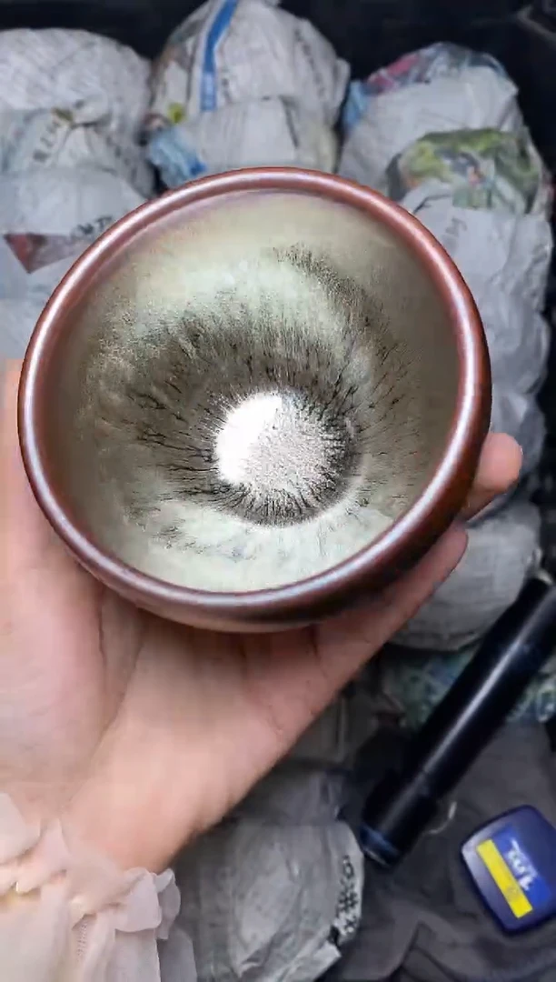 【闪购商品】茶盏金丝万缕 盏三疯建盏茶器