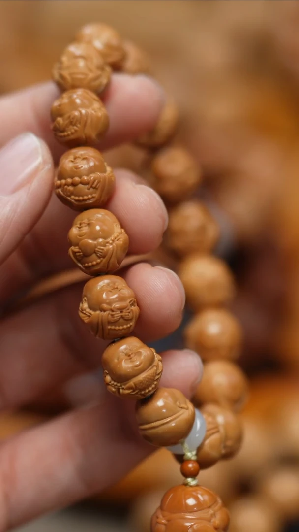 【闪购商品】猴头核桃吊坠1.2大地主弥勒