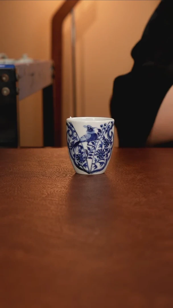 景德镇瓷器，青花瓷手绘茶具~