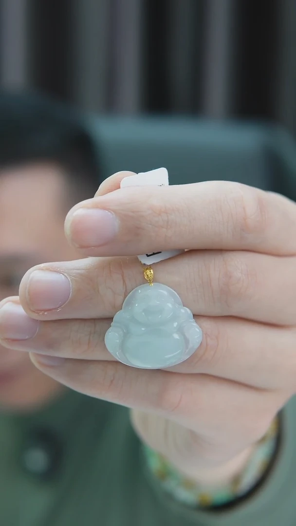 颈饰未镶嵌翡翠挂件H0001