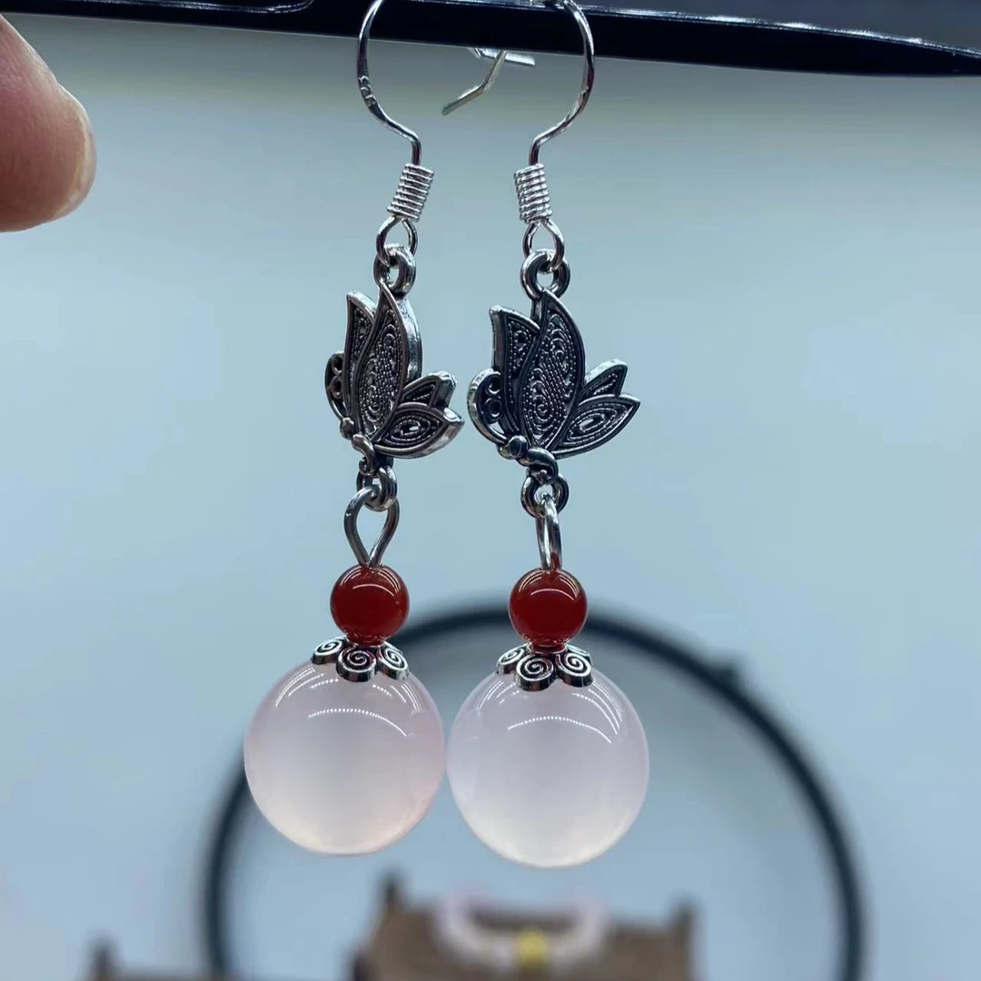 原创时尚大气民族风耳坠  阳光紫外线变紫色0153