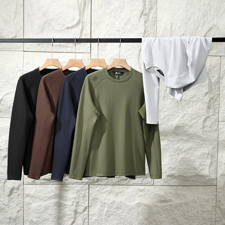 【即发】‘小D+Training’综训运动简约弹力休闲纯色长袖抗皱百搭卫衣